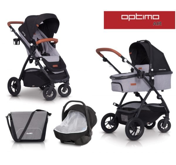 Optimo Air 3 in 1 Baby Pram Combi Travel System