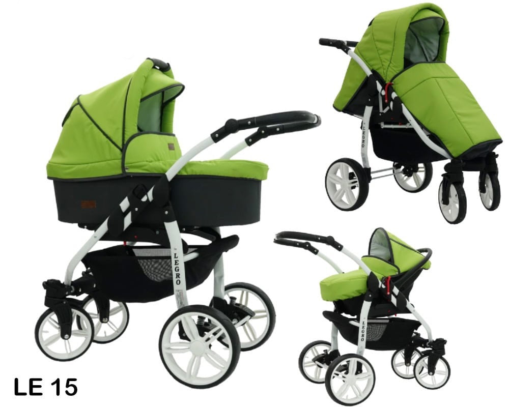 Legro Lux 3 in 1 Baby Pram Travel System