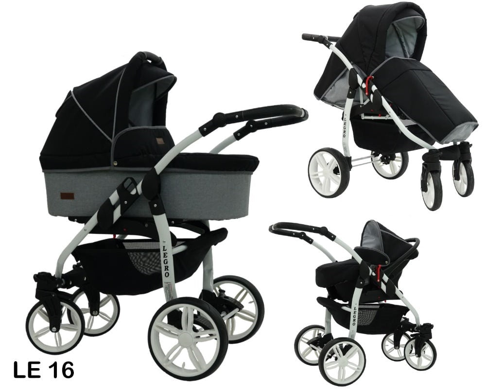 Legro Lux 3 in 1 Baby Pram Travel System