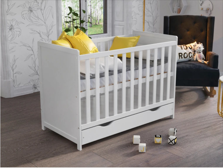 Matilda with Drawer Baby Cot my baby dreams uk